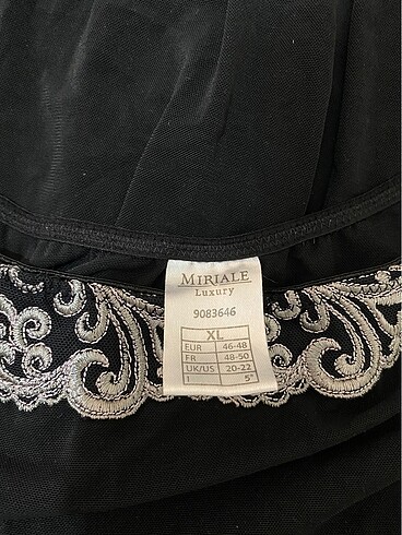 xl Beden siyah Renk Pijama elbise Miriale