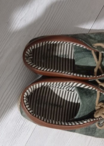 Kahverengi Kamuflaj kadın Günlük Ayakkabı - Görsel 3