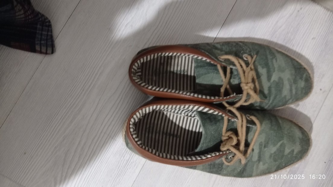 Kahverengi Kamuflaj kadın Günlük Ayakkabı - Görsel 3