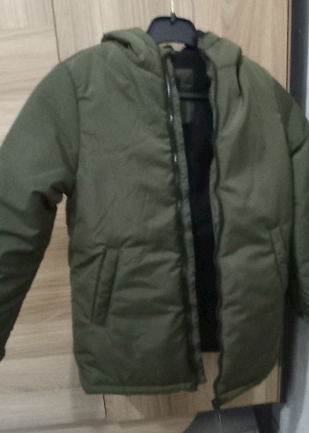 LC Waikiki Erkek Çocuk Haki Fermuarlı Mont