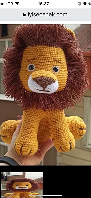 Amigurumi aslan