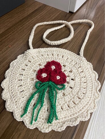 Örgü Çocuk çanta - Görsel 5