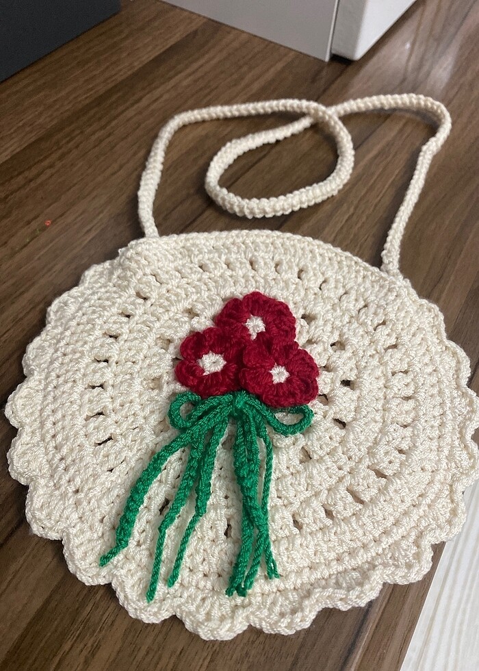 Örgü Çocuk çanta - Görsel 5