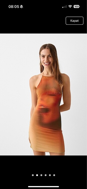 s Beden Bershka mini elbise