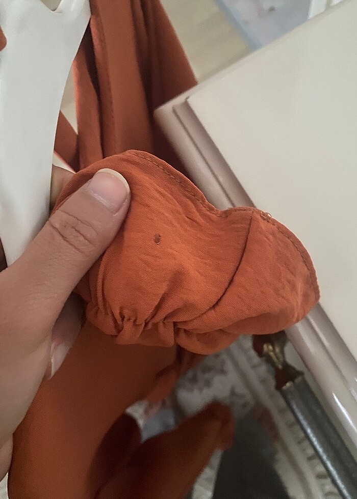 Kremit boydan elbise - Görsel 2