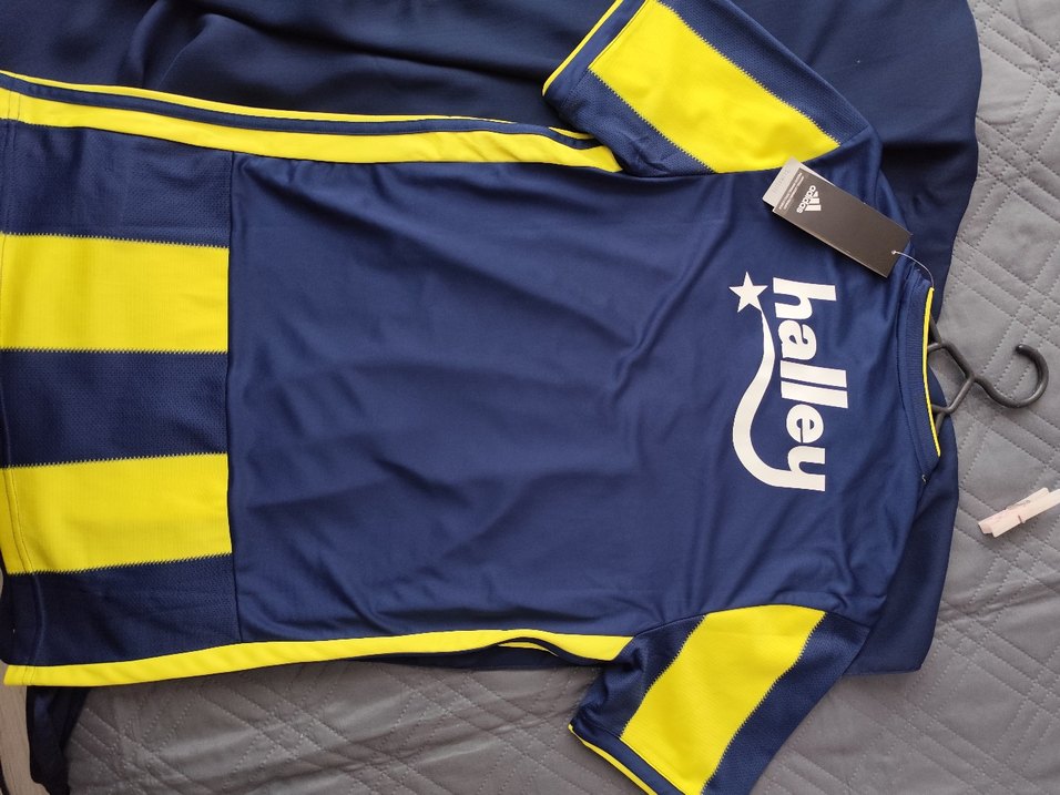 Fenerbahçe 18-19 Efsane Çubuklu Forma - Etiketli Sıfır - S Beden - Görsel 2