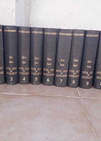  Büyük Lügat ve Ansiklopedi Seti 1-12 ( 11. cilt yok )