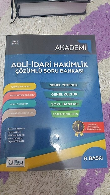 Adli idari hakimlik soru bankası 