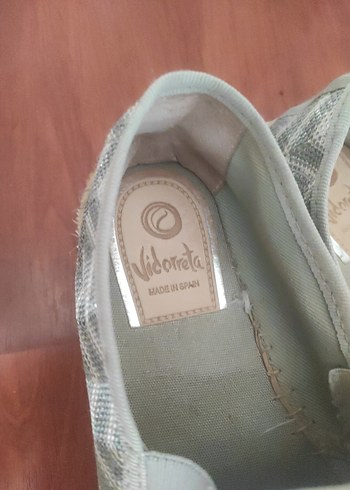 Gri Yılan Desenli Dolgu Topuklu Espadril - Görsel 5