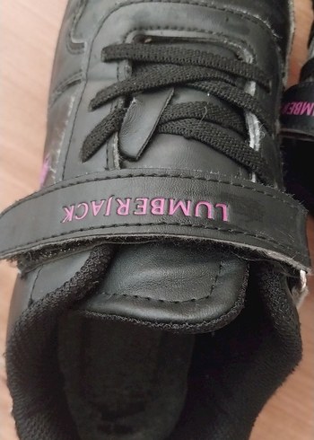 35 Beden Lumberjack kız çocuk Siyah sneaker 35