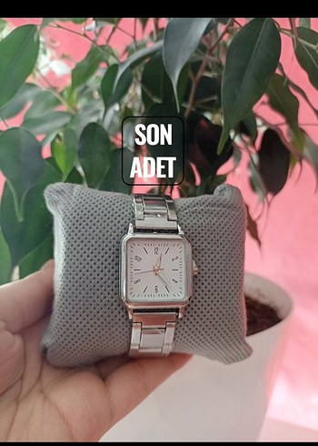 Beden Minimal Kadın Gri Metal Kordonlu Saat