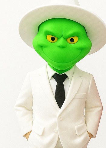 PATRON GRİNCH 14 CM - Görsel 2