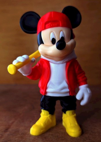 BEYZBOLCU MİCKEY MOUSE 15 CM - Görsel 5