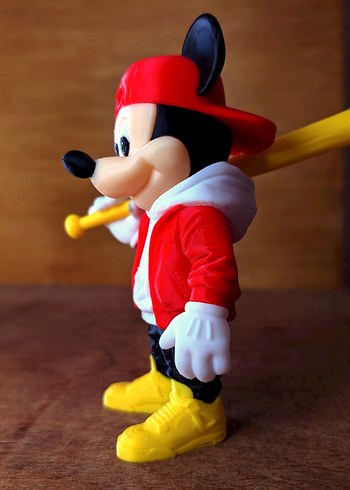 BEYZBOLCU MİCKEY MOUSE 15 CM - Görsel 3