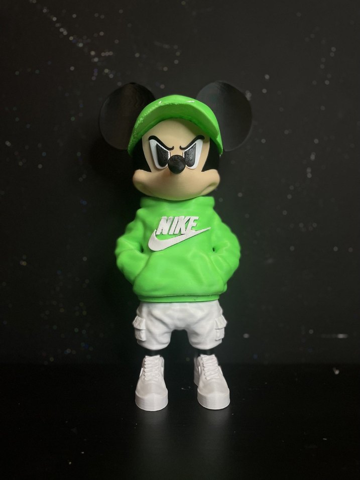 SİNİRLİ MOUSE 15 CM - Görsel 3