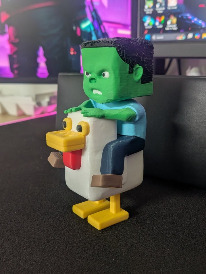 CHİCKEN HOKKEY MİNECRAFT  12 CM - Görsel 3