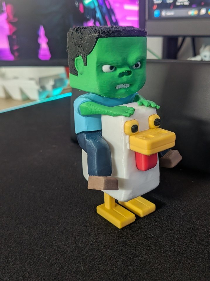 CHİCKEN HOKKEY MİNECRAFT  12 CM - Görsel 2