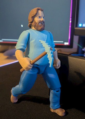 STEVE ( MİNECRAFT ) 16 CM - Görsel 2