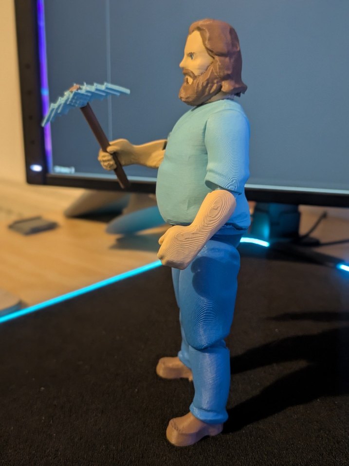 STEVE ( MİNECRAFT ) 16 CM - Görsel 3