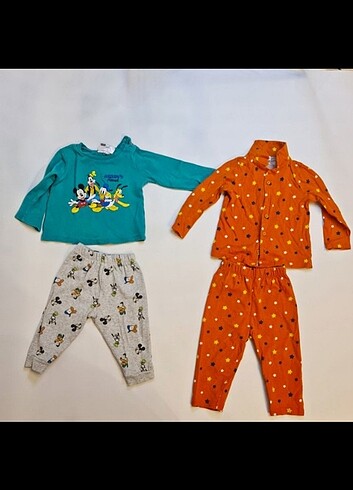 9-12 Ay Beden lcw pijama takımı 9-12 ay