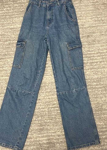 Defacto Mavi Denim Kargo Pantolon