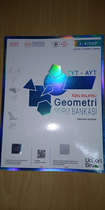 Üç dört beş geometri tyt ayt yks soru bankası 345 1.kitap