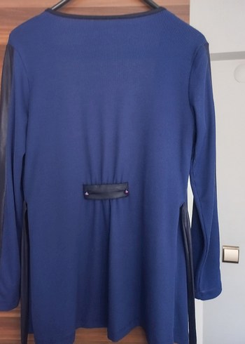 Kuşaklı Lacivert Midi Hamile Ceketi
normal de giyilebilir - Görsel 3