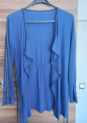 Kuşaklı Lacivert Midi Hamile Ceketi
normal de giyilebilir - Görsel 5