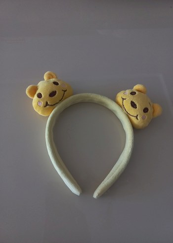 Renkli Ayıcık Figürlü Elastik Saç Bandı - Görsel 2