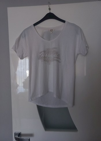 Pamuklu Düğmeli Hamile Tişörtü, Gri-Beyaz
ikili fiyatı - Görsel 2