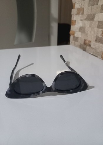 Şeffaf Gri Street Style Kadın Güneş Gözlüğü - Görsel 7