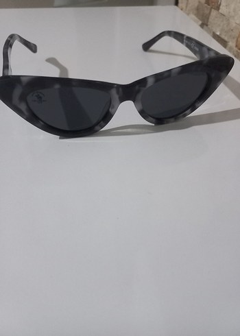 Şeffaf Gri Street Style Kadın Güneş Gözlüğü - Görsel 4