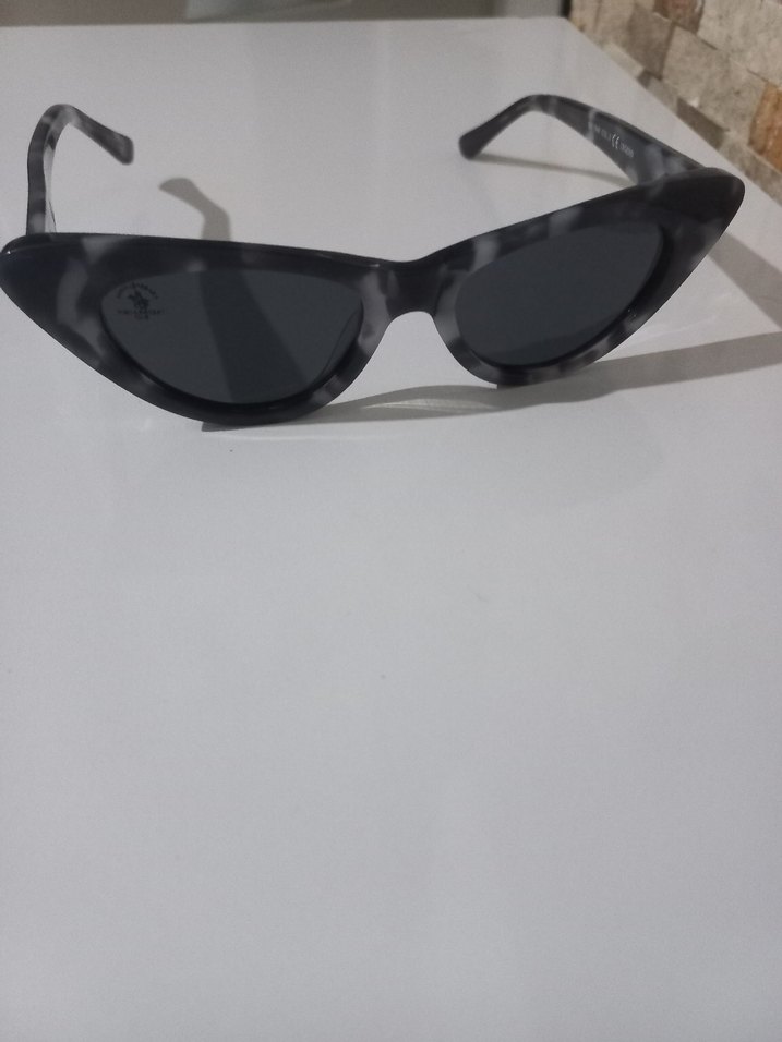 Şeffaf Gri Street Style Kadın Güneş Gözlüğü - Görsel 4