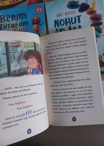 Çocuk Kitapları Seti - Levent, Faruk, Nohut Adam ve Diğerleri - Görsel 3