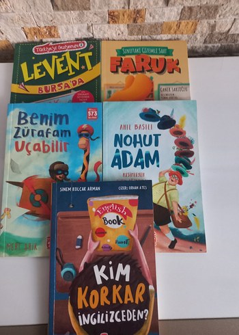 Çocuk Kitapları Seti - Levent, Faruk, Nohut Adam ve Diğerleri - Görsel 2