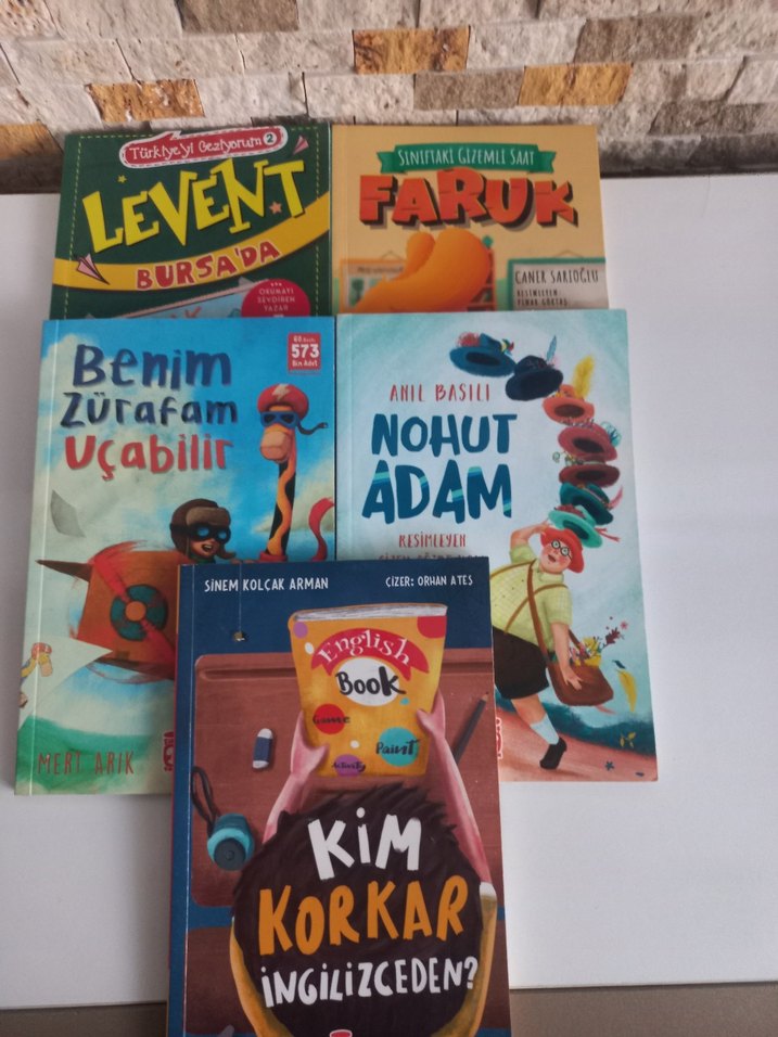 Çocuk Kitapları Seti - Levent, Faruk, Nohut Adam ve Diğerleri - Görsel 2