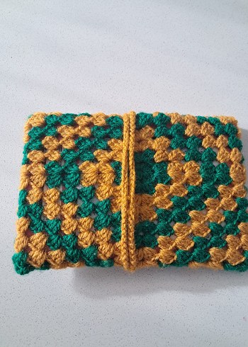 Renkli Nakışlı Örgü Bohem Kadın
el işi kitaplık - Görsel 2