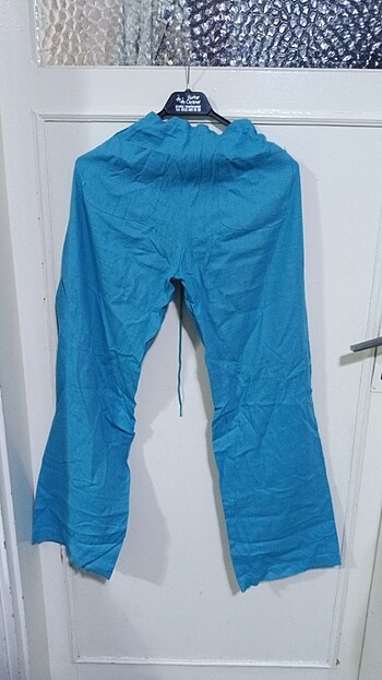xl Beden mavi Renk Kadın kumaş pantalon