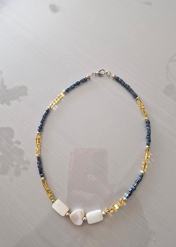 Boncuklu Tasarım Kolye - Görsel 2