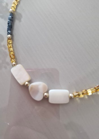 Boncuklu Tasarım Kolye - Görsel 3