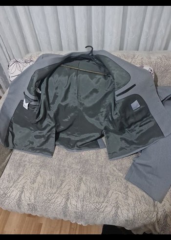 Gri Erkek Regular Fit Ceket - Görsel 5