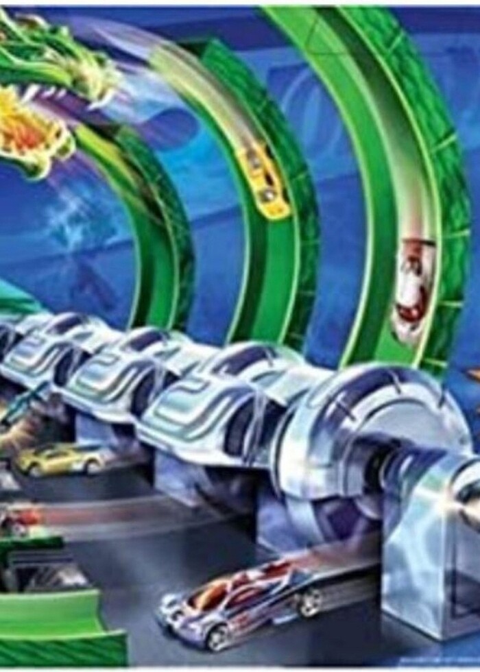 Hotwheels dragon fire track set - Görsel 2