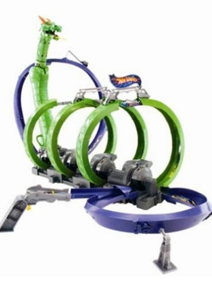 Hotwheels dragon fire track set - Görsel 4