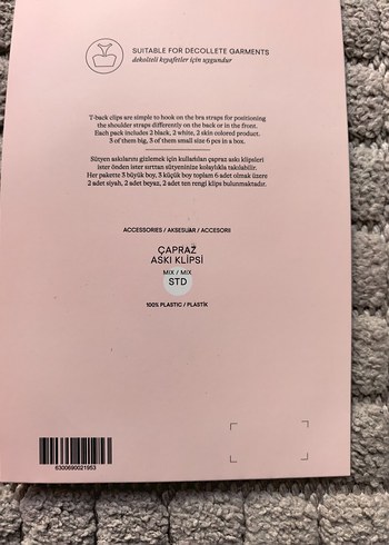 Penti Çapraz Askı Klipsi Seti - Görsel 6