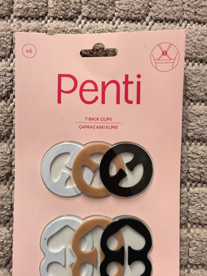 Penti Çapraz Askı Klipsi Seti - Görsel 3