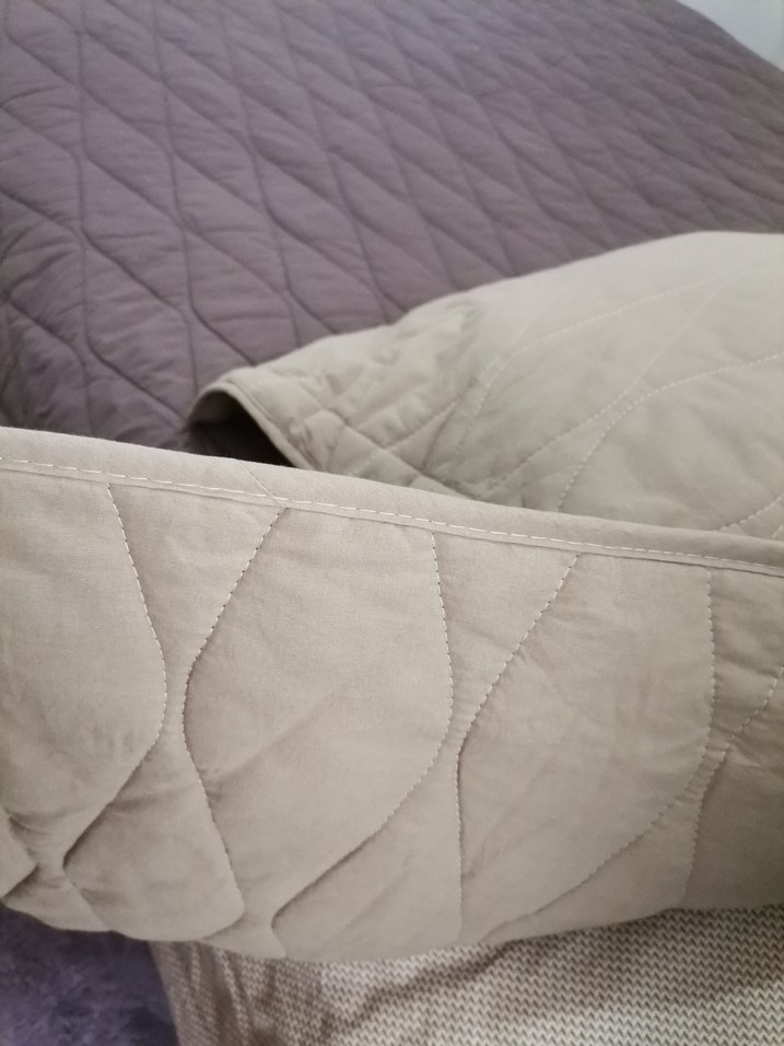 Kapitone  Yatak Örtüsü takımı yüzde 100pamuklu çift kişilik - Görsel 3