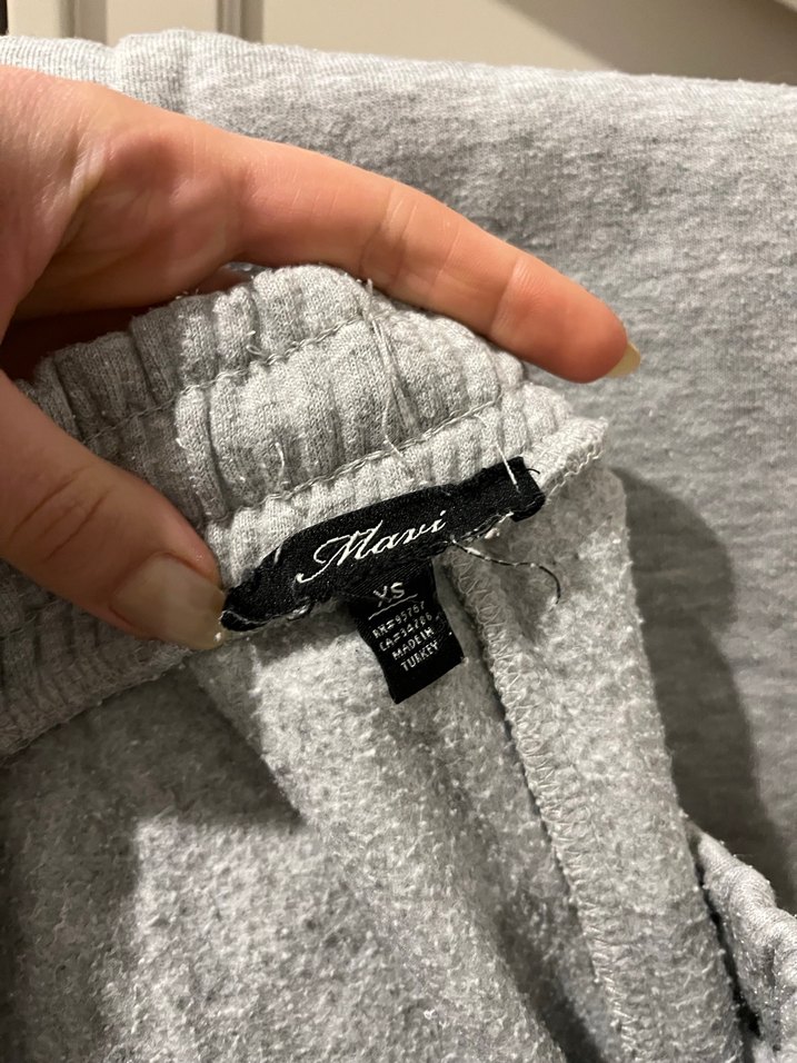 Gri Rahat Kesim Kadın Pamuklu Eşofman - Görsel 2