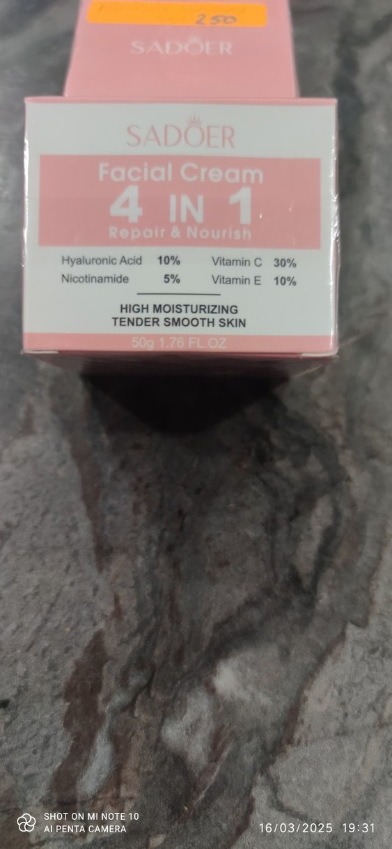 SADOER 4'ü 1 Arada Yüz Kremi 50g - Görsel 2