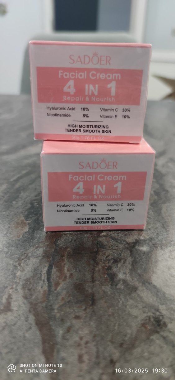 SADOER 4'ü 1 Arada Yüz Kremi 50g - Görsel 3