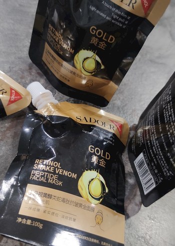 Sadoer Altın Retinol Yılan Zehri Peptit Maske 100g - Görsel 3